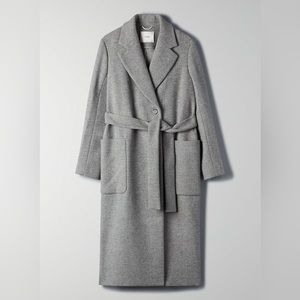 Wilfred Carlyle Wool Coat - Light Heather Grey